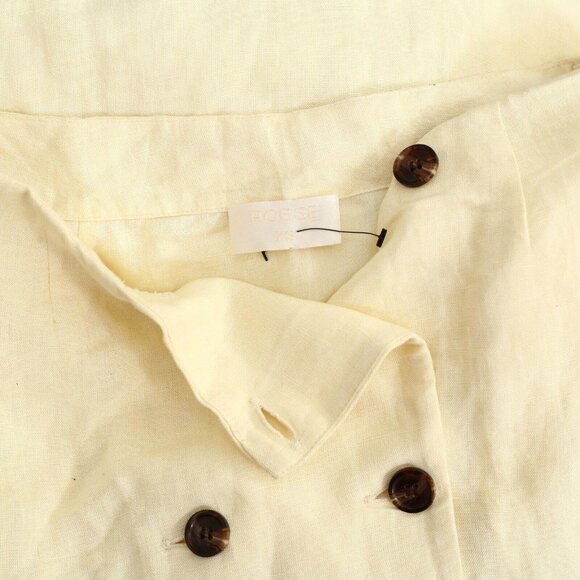 Posse Solid Long Straight Maxi Skirt High Waisted Formal Cotton XS NEW - Picture 5 of 5